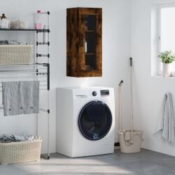 vidaXL füstös tölgy színű fali szekrény 34, 5x34x90 cm (828913)