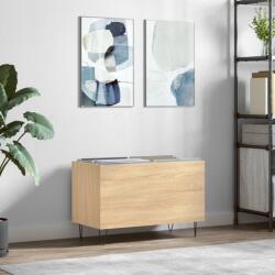 vidaXL sonoma tölgy színű szerelt fa hanglemezszekrény 74, 5x38x48 cm (831727)