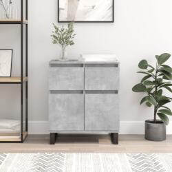 vidaXL betonszürke szerelt fa tálalószekrény 60 x 35 x 70 cm (831128)