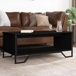 vidaXL fekete szerelt fa dohányzóasztal 100 x 51 x 40 cm (848479)