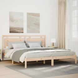 vidaXL tömör fa extra hosszú ágykeret matrac nélkül 180 x 220 cm (3309205)