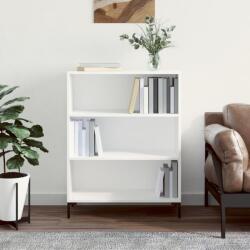 vidaXL fehér szerelt fa könyvespolc 69, 5 x 32, 5 x 90 cm (828364)