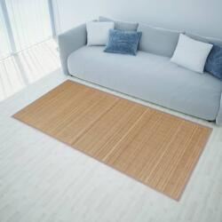 vidaXL Négyszögletes barna bambusz szőnyeg 80 x 200 cm (241337)