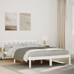 vidaXL fehér tömör fenyő extra hosszú ágykeret matrac nélkül 160x220cm (852451)