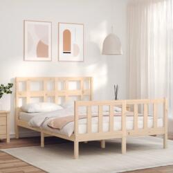 vidaXL tömör fenyőfa ágykeret ágy matrac nélkül 120 x 200 cm (3193006)