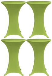 vidaXL 4 db zöld sztreccs asztalterítő 60 cm (279087)