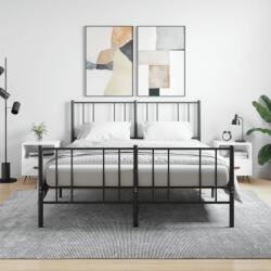 vidaXL 2 db magasfényű fehér szerelt fa éjjeliszekrény 40x35x47, 5 cm (827377)