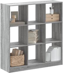 vidaXL szürke sonoma színű szerelt fa könyvespolc 102 x 32 x 108 cm (3307842)