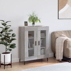 vidaXL szürke sonoma színű szerelt fa tálalószekrény 69, 5 x 34 x 90 cm (827810) - vidaxl