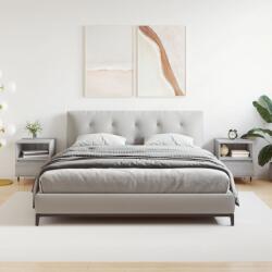 vidaXL 2 db szürke sonoma színű éjjeliszekrény 40 x 35 x 50 cm (830617)