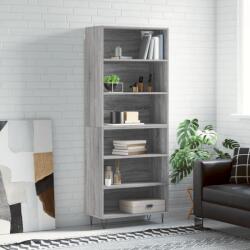 vidaXL szürke sonoma szerelt fa magasszekrény 69, 5x32, 5x180 cm (3189571)