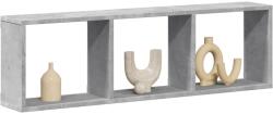 vidaXL betonszürke szerelt fa faliszekrény 100 x 16 x 30 cm (854871)