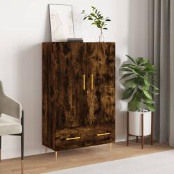vidaXL füstös tölgy színű szerelt fa magasszekrény 69, 5 x 31 x 115 cm (828225)