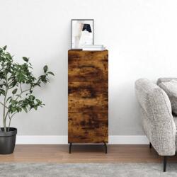 vidaXL füstös tölgy színű szerelt fa tálalószekrény 34, 5 x 34 x 90 cm (828625)