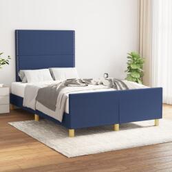 vidaXL ágykeret matrac nélkül kék 120x200 cm szövet 120x200 cm (3124966)