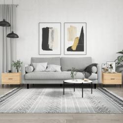 vidaXL 2 db sonoma tölgy szerelt fa dohányzóasztal 50 x 50 x 40 cm (829435)