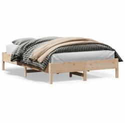 vidaXL tömör fenyőfa ágykeret ágy matrac nélkül 120 x 200 cm (842702)