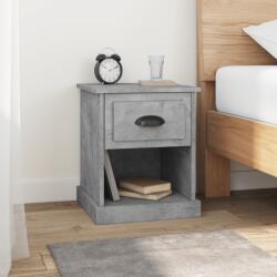 vidaXL 2 db betonszürke szerelt fa éjjeliszekrény 39 x 39 x 47, 5 cm (816137)