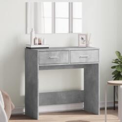 vidaXL betonszürke fésülködőasztal tükörrel 80x39x80 cm (840705) - vidaxl