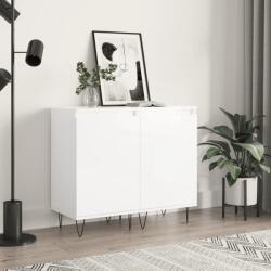 vidaXL 2 db magasfényű fehér szerelt fa tálalószekrény 40 x 35 x 70 cm (831057)