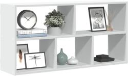 vidaXL fehér szerelt fa fali polc 100 x 25 x 50 cm (853272)