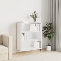 vidaXL magasfényű fehér szerelt fa könyvespolc 69, 5 x 32, 5 x 90 cm (828342) - vidaxl