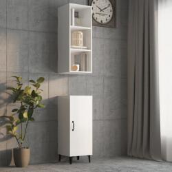 vidaXL magasfényű fehér szerelt fa faliszekrény 34, 5 x 32, 5 x 90 cm (812489)