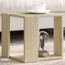 vidaXL sonoma tölgy színű szerelt fa dohányzóasztal 32 x 32 x 30 cm (848145) - vidaxl