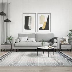 vidaXL 2 db szürke sonoma szerelt fa dohányzóasztal 50 x 46 x 35 cm (830889)