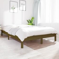 vidaXL mézbarna tömör fenyőfa ágykeret 120 x 200 cm (820539)
