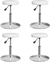 vidaXL 4 db fehér műbőr étkezőszék (3085578) - vidaxl