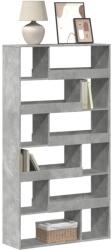 vidaXL betonszürke szerelt fa könyvespolc 100 x 33 x 187, 5 cm (3309351) - vidaxl