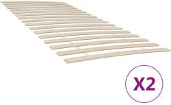 vidaXL 2 db 34 léces ágyrács 90x200 cm (3203721)