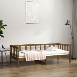 vidaXL mézbarna tömör fenyőfa kanapéágy 80 x 200 cm (814687)