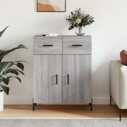 vidaXL szürke sonoma színű szerelt fa tálalószekrény 69, 5 x 34 x 90 cm (827994)