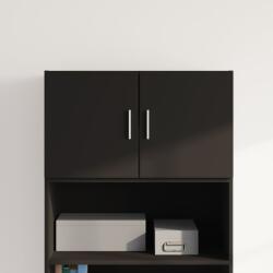 vidaXL fekete szerelt fa faliszekrény 70 x 42, 5 x 40 cm (846118)