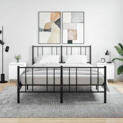vidaXL 2 db fehér szerelt fa éjjeliszekrény 40 x 30 x 50 cm (826829)