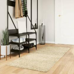 vidaXL PAMPLONA arany magas szálú bolyhos modern szőnyeg 80 x 200 cm (375340)