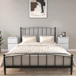 vidaXL 2 db magasfényű fehér éjjeliszekrény 40 x 35 x 70 cm (819713)
