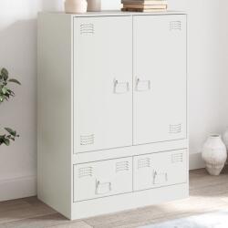 vidaXL fehér acél magasszekrény 67x39x95 cm (841810)
