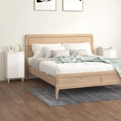 vidaXL 2 db magasfényű fehér szerelt fa éjjeliszekrény 40x35x70 cm (819633)