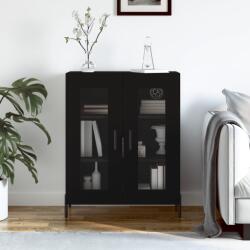 vidaXL fekete szerelt fa tálalószekrény 69, 5 x 34 x 90 cm (827797)