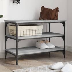 vidaXL szürke sonoma színű szerelt fa cipőpolc 70 x 38, 5 x 49 cm (839041) - vidaxl
