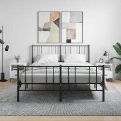 vidaXL 2 db magasfényű fehér szerelt fa éjjeliszekrény 40x35x47, 5 cm (827441)