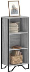 vidaXL szürke sonoma színű szerelt fa könyvespolc 50 x 31 x 106 cm (848607) - vidaxl
