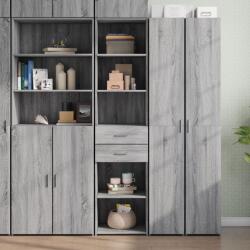 vidaXL szürke sonoma színű szerelt fa magasszekrény 45 x 42, 5 x 185 cm (3281453)