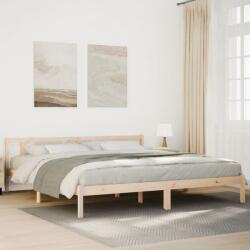 vidaXL tömör fenyőfa extra hosszú ágykeret matrac nélkül 200 x 220 cm (852454)