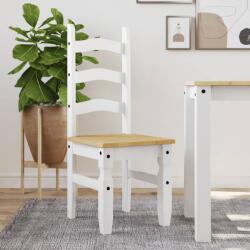vidaXL Corona 2 db fehér tömör fenyőfa étkezőszék 42 x 47 x 107 cm (4005725)
