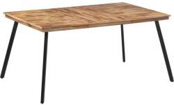 vidaXL tömör tíkfa étkezőasztal 169 x 98, 5 x 76 cm (358532) - vidaxl
