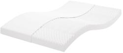 vidaXL fehér 7 zónás 20 ILD keménységű habmatrac 140 x 200 cm (356356) - vidaxl